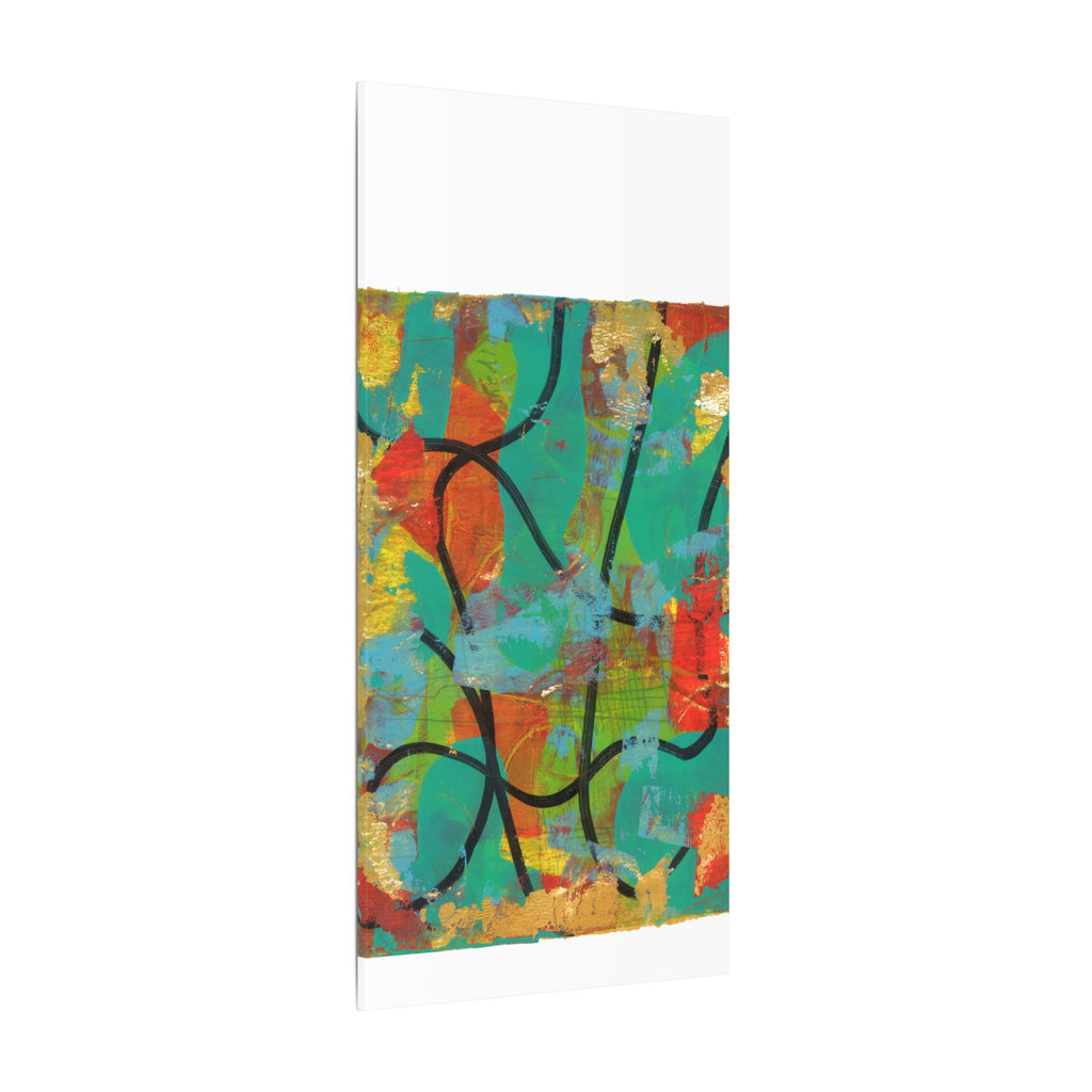 Abstract Tropical Color Splash Canvas