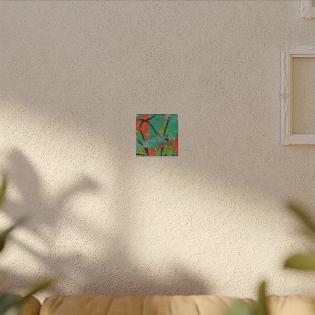Abstract Tropical Color Splash Canvas