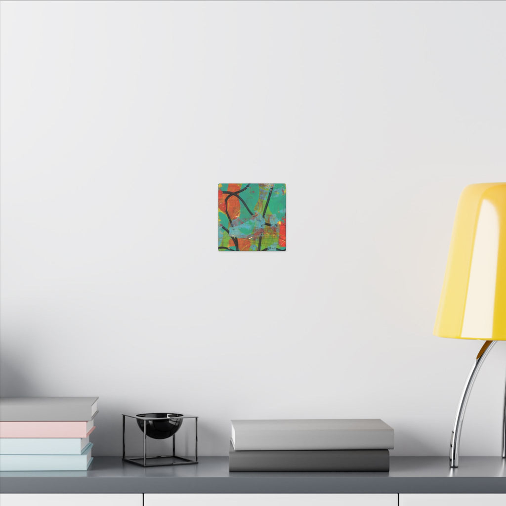 Abstract Tropical Color Splash Canvas