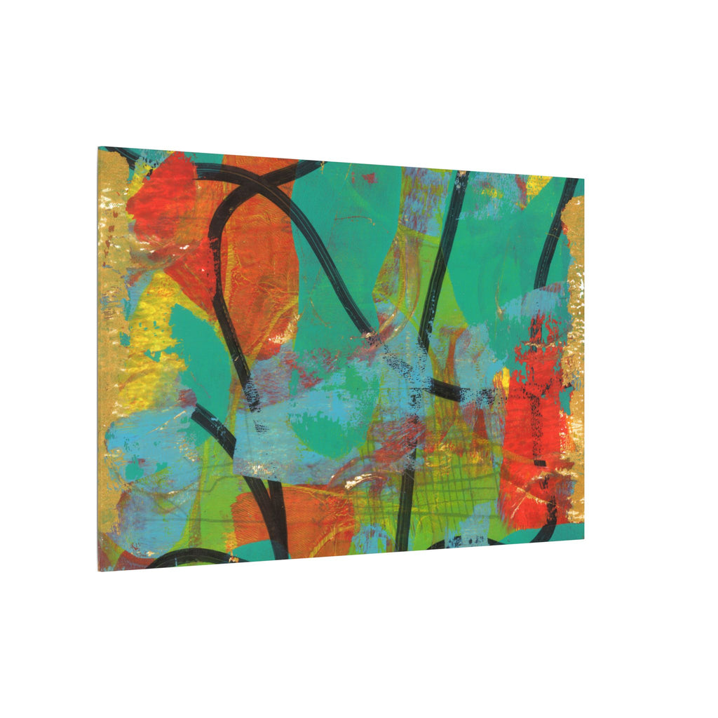 Abstract Tropical Color Splash Canvas