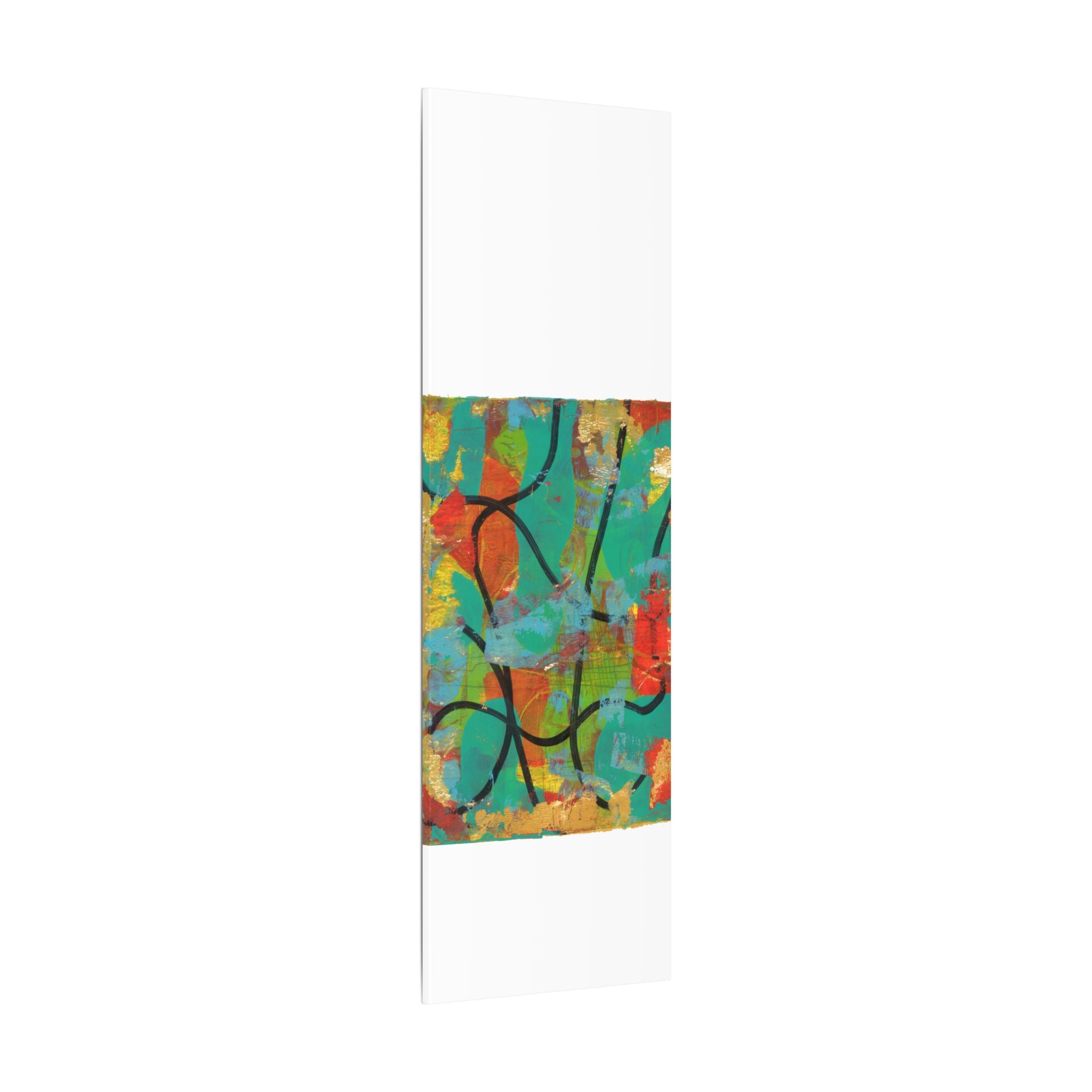 Abstract Tropical Color Splash Canvas