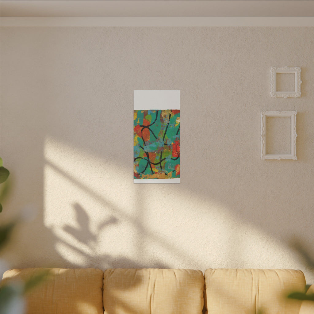 Abstract Tropical Color Splash Canvas