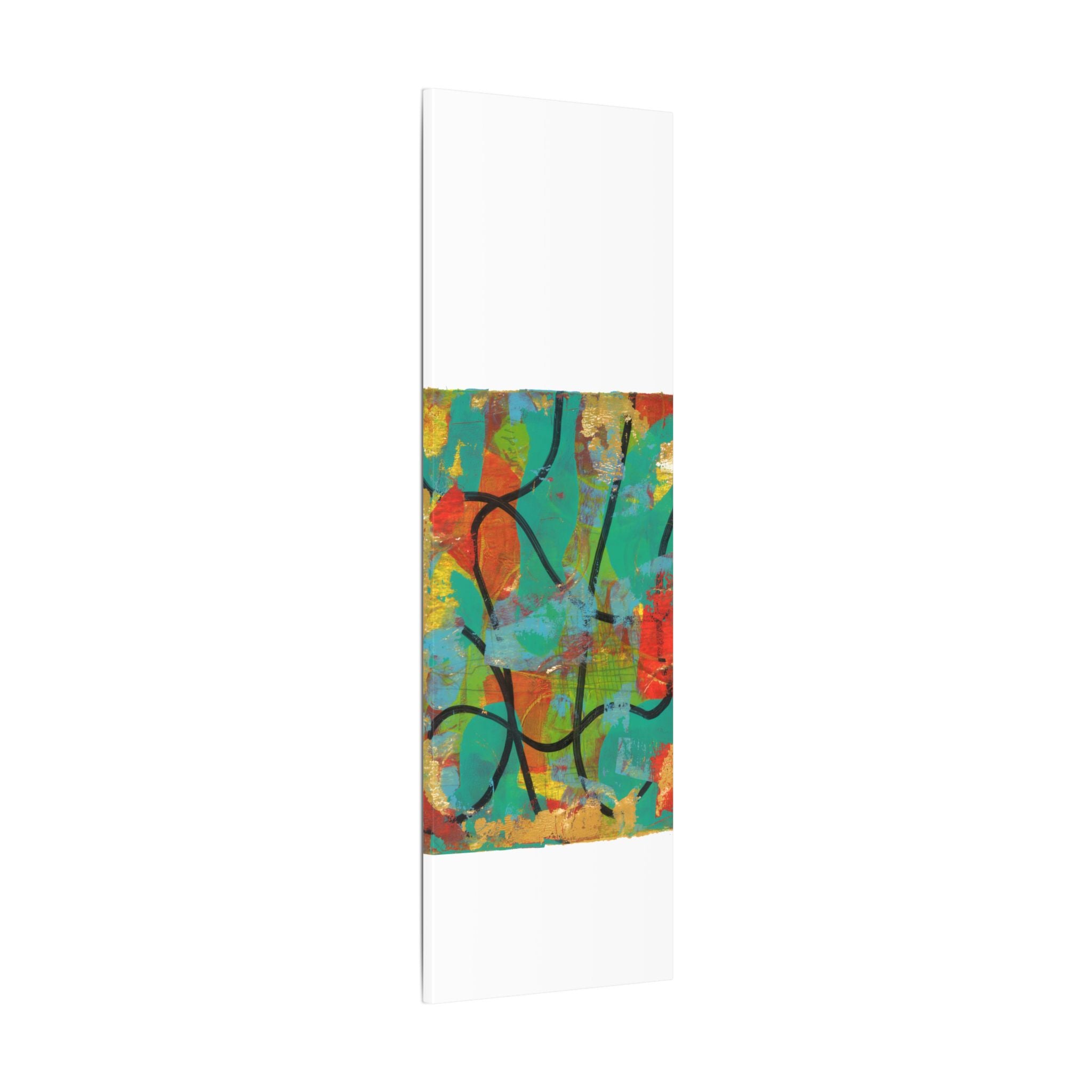 Abstract Tropical Color Splash Canvas