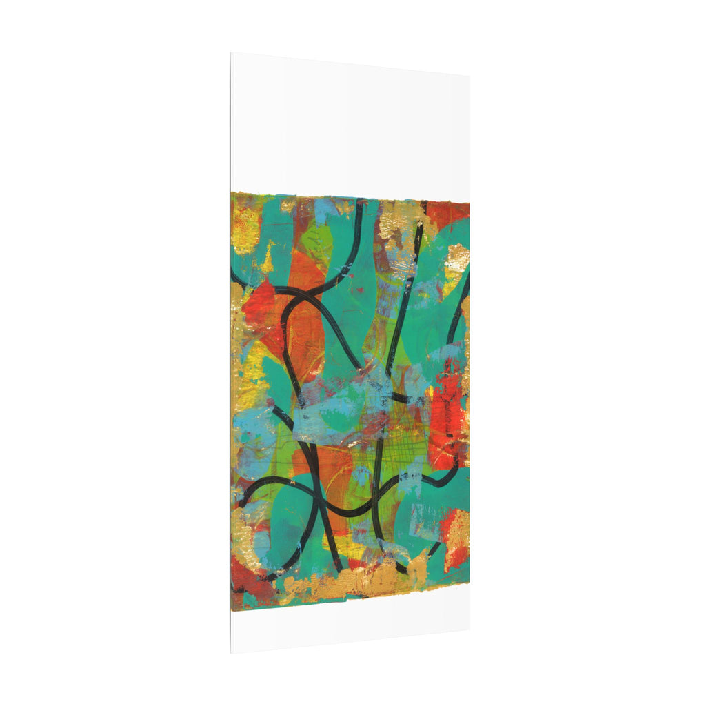 Abstract Tropical Color Splash Canvas