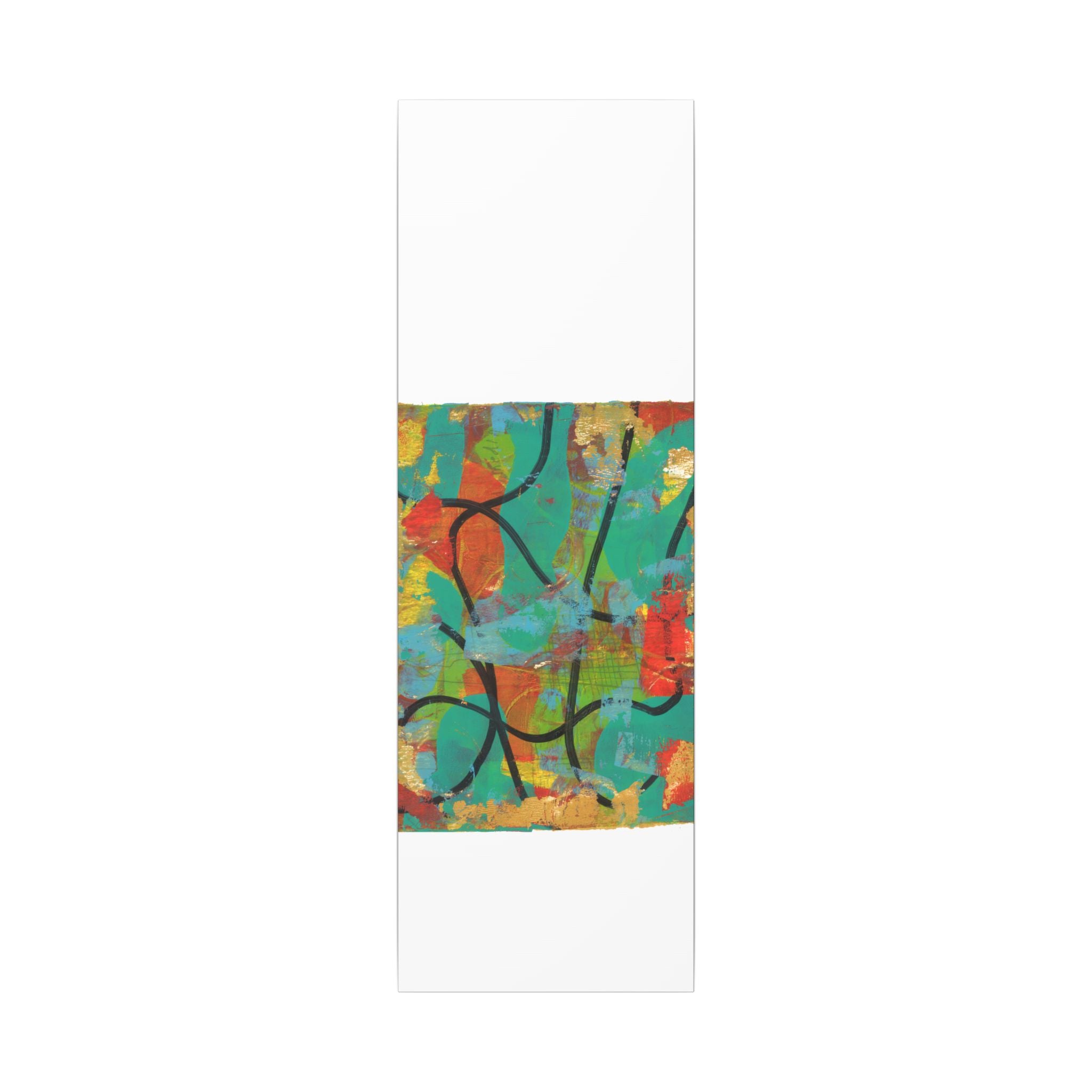 Abstract Tropical Color Splash Canvas