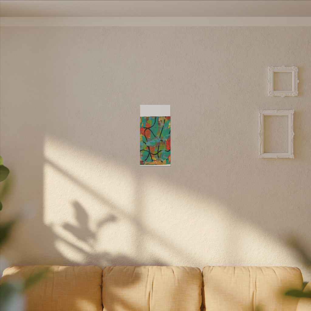 Abstract Tropical Color Splash Canvas