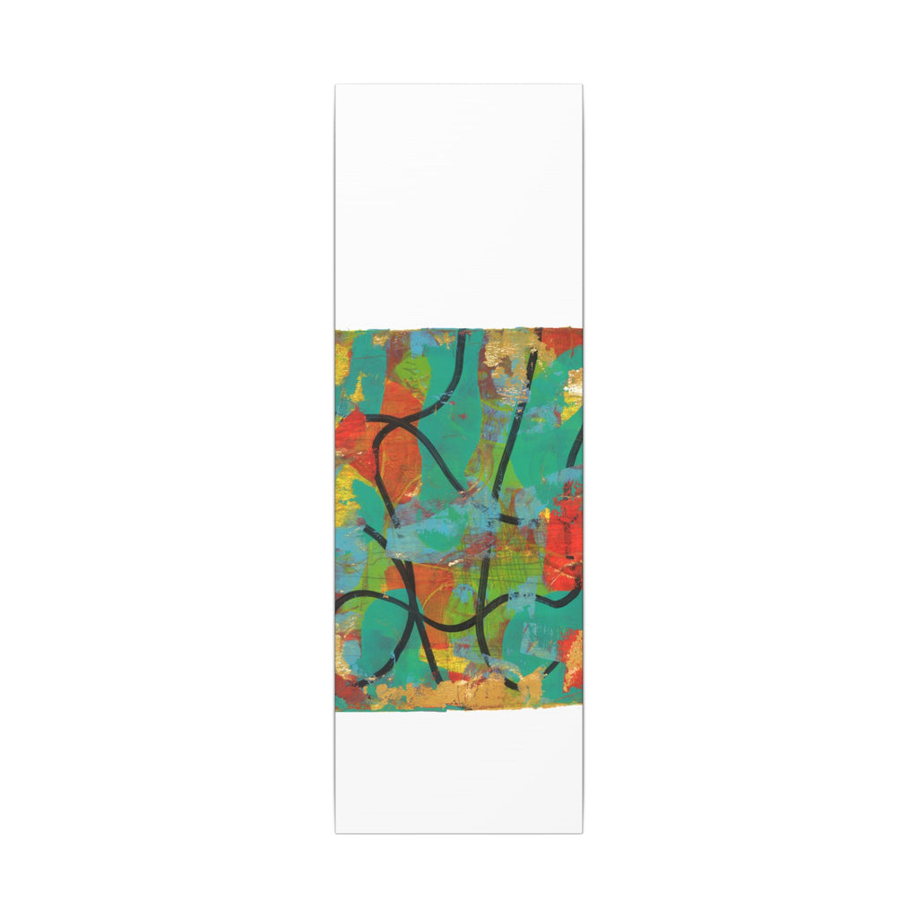 Abstract Tropical Color Splash Canvas