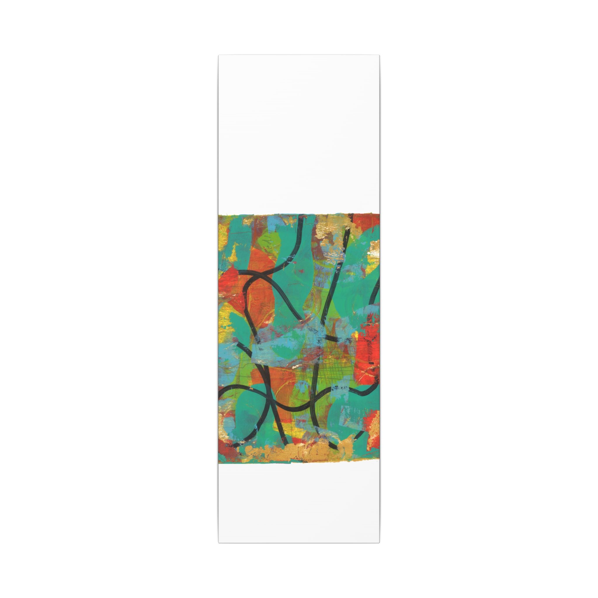 Abstract Tropical Color Splash Canvas