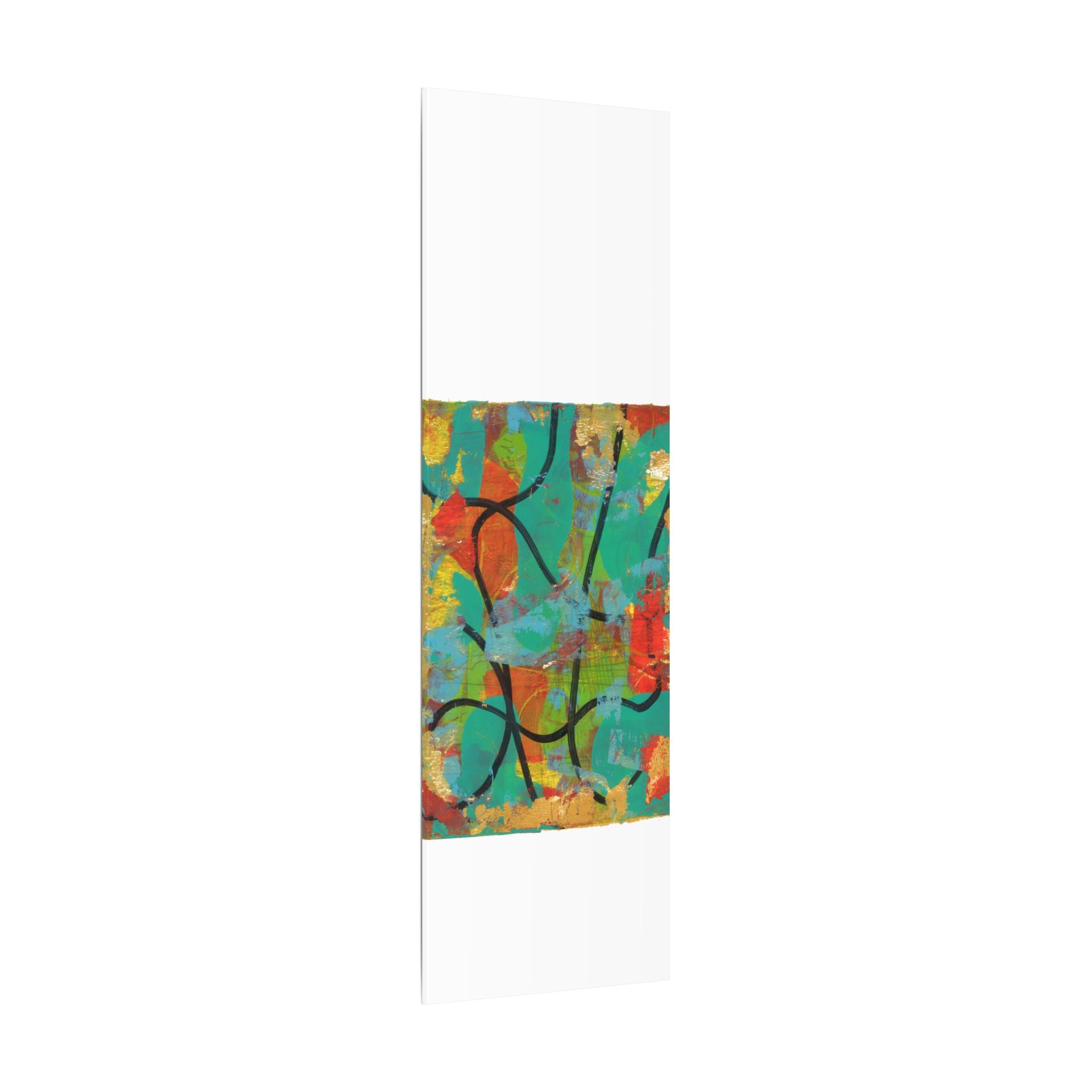 Abstract Tropical Color Splash Canvas