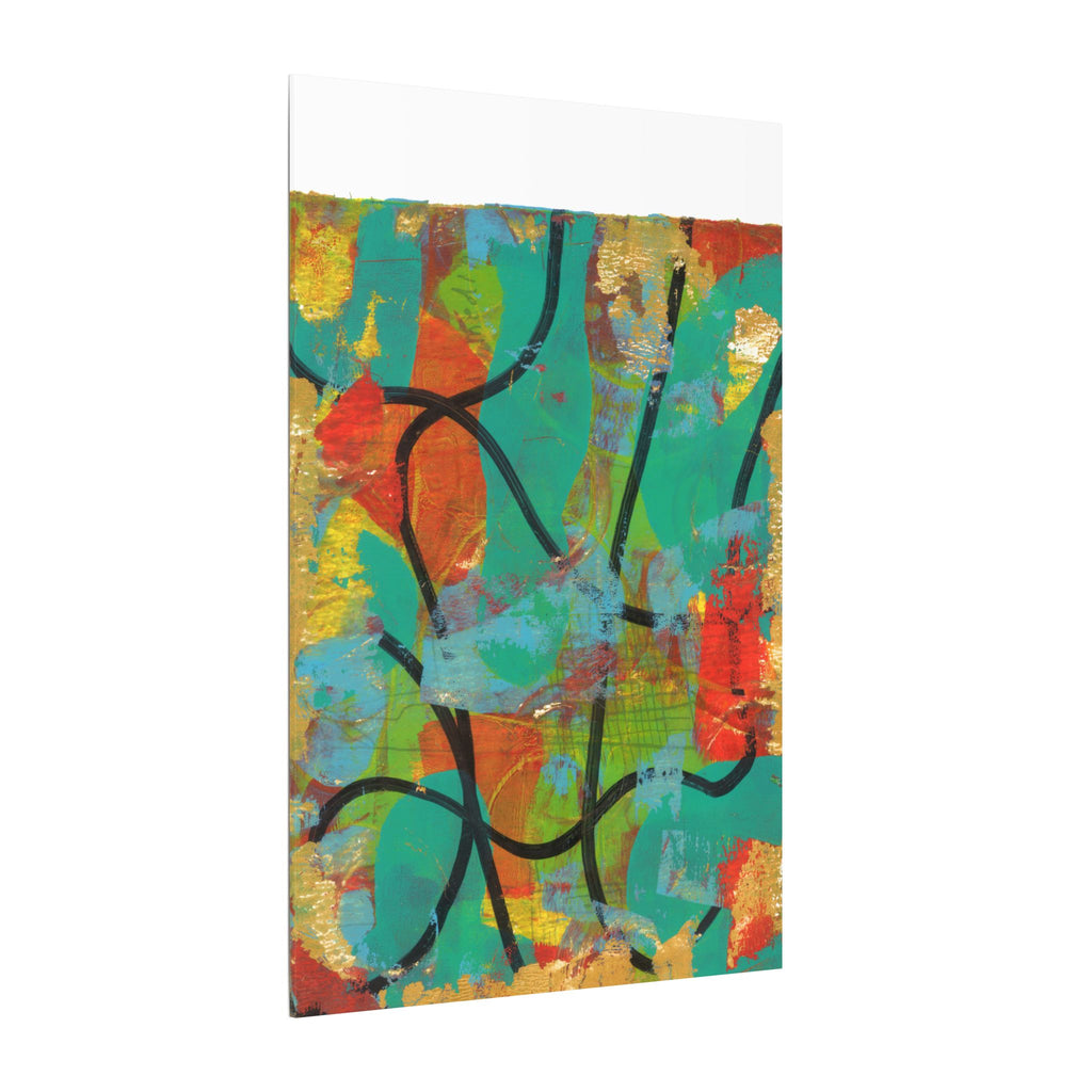 Abstract Tropical Color Splash Canvas